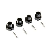 Horizon Hobby - 17mm Wheel Hex, Black (4): SBR 2.0...