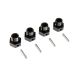 Horizon Hobby - 17mm Wheel Hex, Black (4): SBR 2.0 (LOS252129)