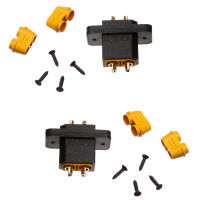 3D Print Lab - mounting frame for XT90 plug and socket (2 pairs)