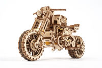 Ugears - Motorrad mit Beiwagen Scrambler UGR-10