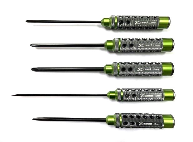 Xceed - Phillips screwdriver set 3.5 5.0 & 5.8 x 120mm + flat head s (XCE106731)