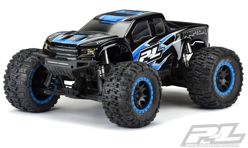 Pro-Line Ford F-150 Raptor Karo schwarz Pre-Cut (PRO3482-18)