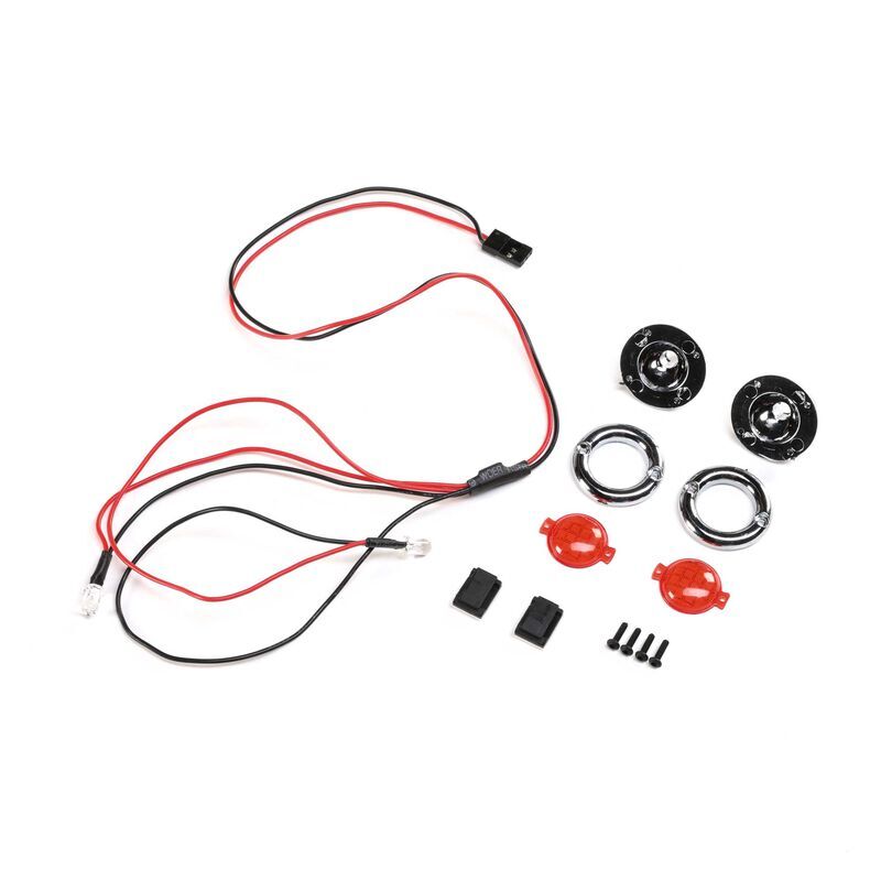 Horizon Hobby - Front LED Headlight Set, Grave Digger: LMT (LOS240015)