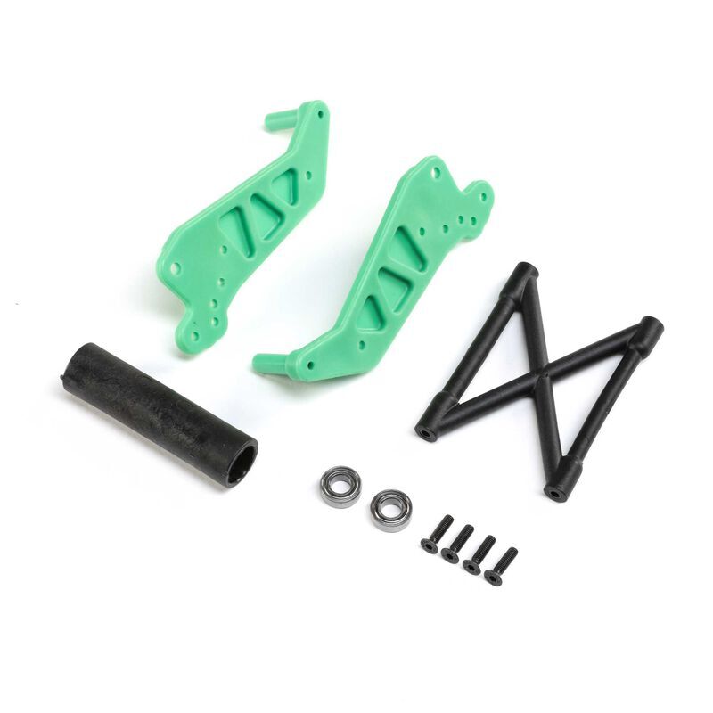 Horizon Hobby - Wheelie Bar Set, Green: LMT (LOS241029)