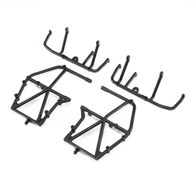 Horizon Hobby - Side Cage and Lower Bar, Black: LMT (LOS241040)