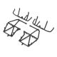 Horizon Hobby - Side Cage and Lower Bar, Black: LMT (LOS241040)