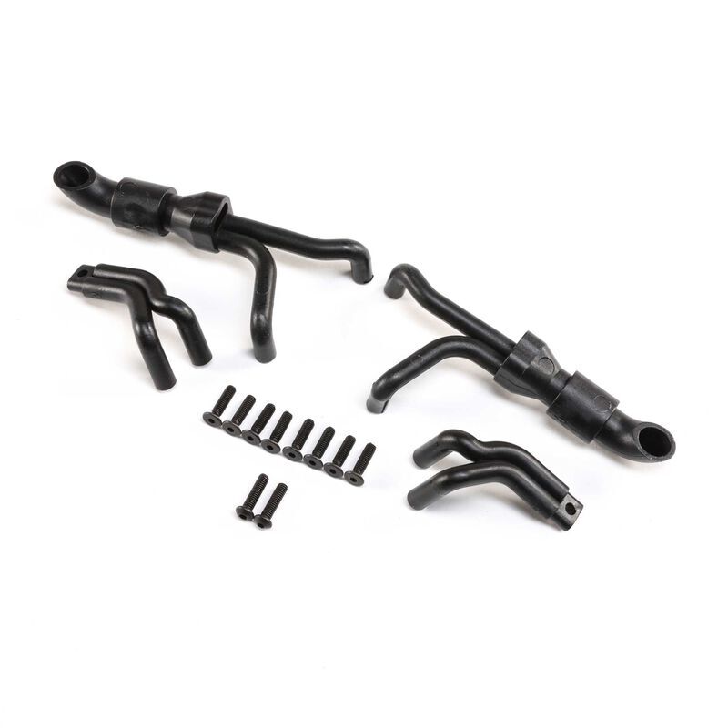 Horizon Hobby - 4n1 Collective Headers, Silver: LMT (LOS241035)