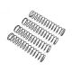 Horizon Hobby - Shock Spring Soft, Red, 2.2 rate (4): LMT (LOS243018)