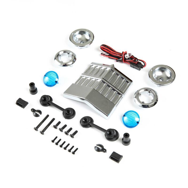 Horizon Hobby - Front LED Lights and Grill Set, Son Uva Digger:LMT (LOS240019)