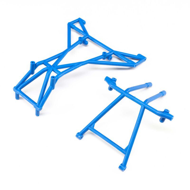 Horizon Hobby - Top and Upper Cage Bars, Blue: LMT (LOS241048)