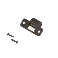 3D Print Lab - mounting frame for MPX Multiplex 6-pin connector 30° horizontal