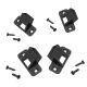 3D Print Lab - mounting frame for MPX Multiplex 6-pin connector 30° horizontal (4 pieces)