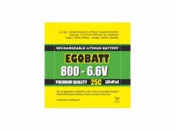 LiFe Akku EGOBATT 800mAh 6,6V - 25C