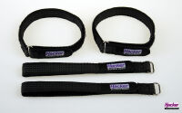 Klettband-Gurt gummiert 15x300mm (4er Pack)