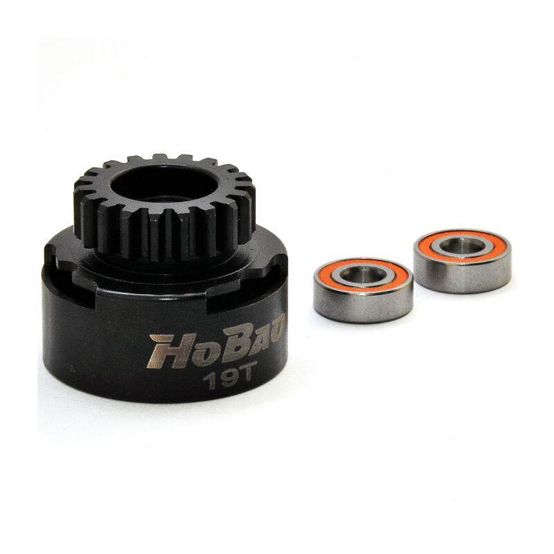 HoBao - Kupplungsglocke belüftet 19 Zähne mit Kugellager (HOP-0018)