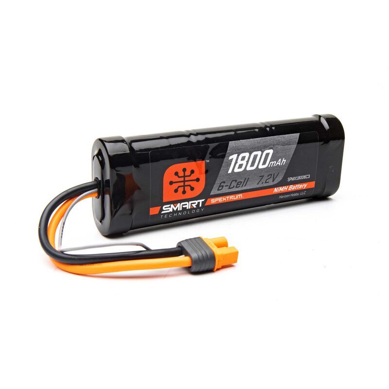 Horizon Hobby - 1800mAh 6-Cell 7.2V Smart NiMH Battery; IC3 (SPMX18006C3)