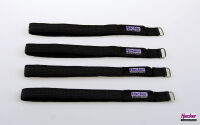Klettband-Gurt gummiert 15x400mm (4 Stück)