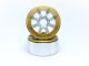 MT - Beadlock Wheels HAMMER silber/gold 1.9 (2 St.) ohne Radnabe (MT5040SGO)