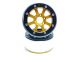 MT - Beadlock Wheels HAMMER gold/schwarz 1.9 (2 St.) ohne Radnabe (MT5040GOB)