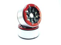 MT - Beadlock Wheels HAMMER schwarz/rot 1.9 (2 St.) ohne...