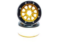 MT - Beadlock Wheels GEAR gold/schwarz 1.9 (2 St.) ohne Radnabe (MT5030GOB)