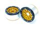 MT - Beadlock Wheels GEAR gold/schwarz 1.9 (2 St.) ohne Radnabe (MT5030GOB)