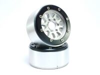 MT - Beadlock Wheels GEAR silber/schwarz 1.9 (2 St.) ohne...