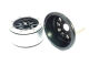MT - Beadlock Wheels GEAR schwarz/silber 1.9 (2 St.) ohne Radnabe (MT5030BS)