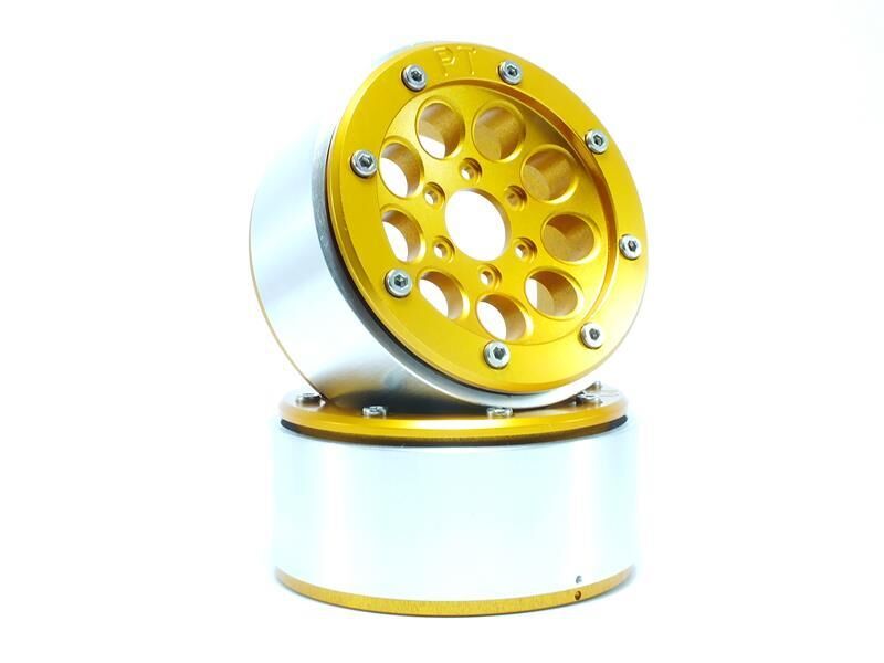 MT - Beadlock Wheels GUN gold/gold 1.9 (2 St.) ohne Radnabe (MT5020GOGO)