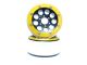 MT - Beadlock Wheels GUN schwarz/gold 1.9 (2 St.) ohne Radnabe (MT5020BGO)