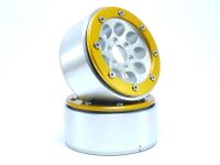 MT - Beadlock Wheels GUN silber/gold 1.9 (2 St.) ohne...