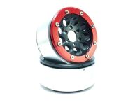 MT - Beadlock Wheels GUN schwarz/rot 1.9 (2 St.) ohne...