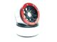 MT - Beadlock Wheels GUN schwarz/rot 1.9 (2 St.) ohne Radnabe (MT5020BR)