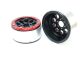 MT - Beadlock Wheels GUN schwarz/rot 1.9 (2 St.) ohne Radnabe (MT5020BR)