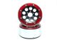 MT - Beadlock Wheels GUN schwarz/rot 1.9 (2 St.) ohne Radnabe (MT5020BR)