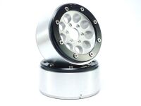 MT - Beadlock Wheels GUN silber/schwarz 1.9 (2 St.) ohne...