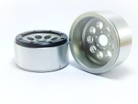 MT - Beadlock Wheels GUN silber/schwarz 1.9 (2 St.) ohne...