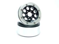 MT - Beadlock Wheels GUN schwarz/silber 1.9 (2 St.) ohne...