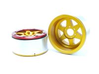MT - Beadlock Wheels SIXSTAR gold/rot 1.9 (2 St.) ohne...