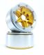 MT - Beadlock Wheels SIXSTAR gold/silber 1.9 (2 St.) ohne Radnabe (MT5010GOS)