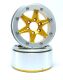 MT - Beadlock Wheels SIXSTAR gold/silber 1.9 (2 St.) ohne Radnabe (MT5010GOS)