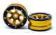 MT - Beadlock Wheels PT- Claw Gold/Schwarz 1.9 (2 St.) (MT0060GOB)