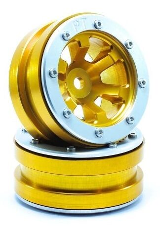 MT - Beadlock Wheels PT- Claw Gold/Silber 1.9 (2 St.) (MT0060GOS)