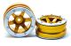 MT - Beadlock Wheels PT- Wave Gold/Silber 1.9 (2 St.) (MT0070GOS)