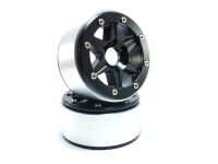 MT - Beadlock Wheels SIXSTAR schwarz/schwarz 1.9 (2 St.)...