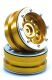 MT - Beadlock Wheels PT- Distractor Gold/Silber 1.9 (2 St.) (MT0040GOS)