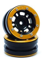 MT - Beadlock Wheels PT- Distractor Schwarz/Gold 1.9 (2...