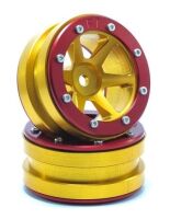 MT - Beadlock Wheels PT- Slingshot Gold/Rot 1.9 (2 St.)...