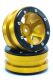 MT - Beadlock Wheels PT- Slingshot Gold/Schwarz 1.9 (2 St.) (MT0030GOB)