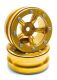 MT - Beadlock Wheels PT-Safari Gold/Gold 1.9 (2 St.) (MT0010GOGO)